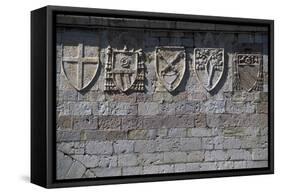 Noble Coats of Arms, Palazzo Dei Priori-null-Framed Stretched Canvas