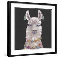 Noble Llama II-Julie Silver-Framed Giclee Print