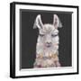Noble Llama II-Julie Silver-Framed Giclee Print