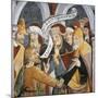 Noble People Wearing Medieval Clothes-Giovanni Canavesio-Mounted Giclee Print