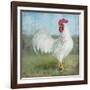 Noble Rooster I  Vintage No Border-Danhui Nai-Framed Art Print