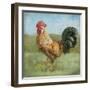 Noble Rooster II Vintage No Border-Danhui Nai-Framed Art Print