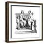 Noble Women and Children, 14th Century-null-Framed Giclee Print