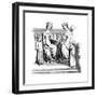 Noble Women and Children, 14th Century-null-Framed Giclee Print