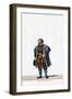 Nobleman, Costume Design for Shakespeare's Play, Henry VIII, 19th Century-null-Framed Giclee Print