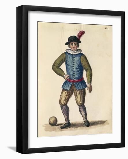 Nobleman Playing Football-Jan van Grevenbroeck-Framed Giclee Print