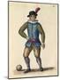 Nobleman Playing Football-Jan van Grevenbroeck-Mounted Giclee Print