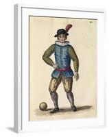 Nobleman Playing Football-Jan van Grevenbroeck-Framed Giclee Print