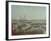 Noblemen Fishing in the Canal Orfano (Oil on Canvas)-Gabriele Bella-Framed Giclee Print