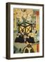 Nobles and Officials in Shoghun Palace Courtyard-Yoshinori Taguchi-Framed Giclee Print