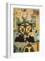 Nobles and Officials in Shoghun Palace Courtyard-Yoshinori Taguchi-Framed Giclee Print