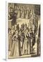 Nobles at a Reception by Giacomo Franco), 1610-null-Framed Giclee Print