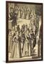 Nobles at a Reception by Giacomo Franco), 1610-null-Framed Giclee Print