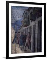 Nobles from Santa Fe De Bogota, Taking Advantage of Spanish Invasion by Napoleon's Army-null-Framed Giclee Print