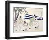 Nobles Practice Archery-null-Framed Giclee Print