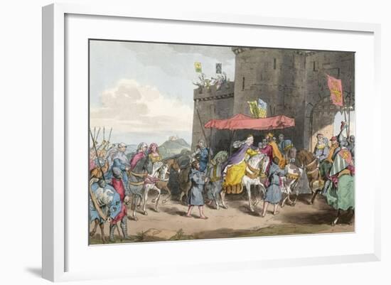 Noblewoman Enters Town-Charles Hamilton Smith-Framed Art Print