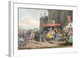 Noblewoman Enters Town-Charles Hamilton Smith-Framed Art Print