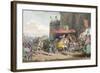 Noblewoman Enters Town-Charles Hamilton Smith-Framed Art Print