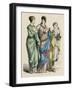 Noblewomen and Slave, Rome-null-Framed Art Print