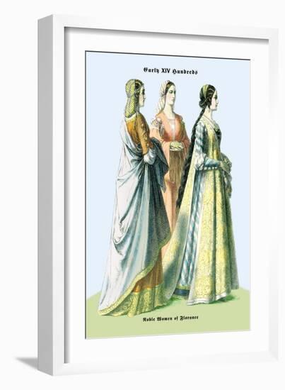 Noblewomen of Florence, 15th Century-Richard Brown-Framed Art Print