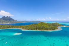 Bora Bora Island from Air-noblige-Photographic Print