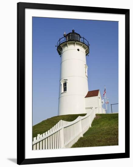 Nobska Point Lighthouse on Cape Cod-Walter Bibikow-Framed Photographic Print