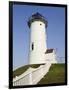 Nobska Point Lighthouse on Cape Cod-Walter Bibikow-Framed Photographic Print