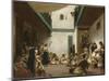 Noce juive au Maroc-Eugene Delacroix-Mounted Giclee Print