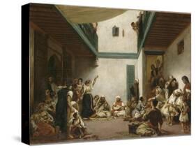 Noce juive au Maroc-Eugene Delacroix-Stretched Canvas