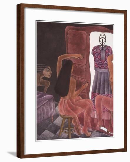 Noche De San Vicente, 2001-Juan Alcazar-Framed Giclee Print