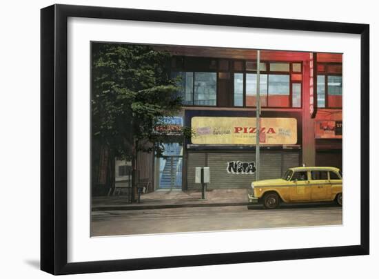 Nocturnal Checker Cab or Julian's Checker, 1987-Max Ferguson-Framed Giclee Print