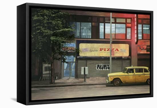 Nocturnal Checker Cab or Julian's Checker, 1987-Max Ferguson-Framed Stretched Canvas