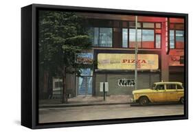 Nocturnal Checker Cab or Julian's Checker, 1987-Max Ferguson-Framed Stretched Canvas