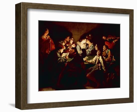 Nocturnal Concert, C.1621/2-Jean Leclerc-Framed Giclee Print