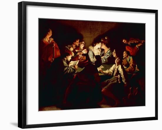 Nocturnal Concert, C.1621/2-Jean Leclerc-Framed Giclee Print