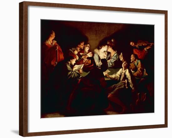 Nocturnal Concert, C.1621/2-Jean Leclerc-Framed Giclee Print