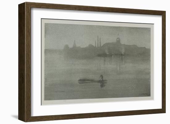 Nocturne, 1878, Published 1887-James Abbott McNeill Whistler-Framed Giclee Print