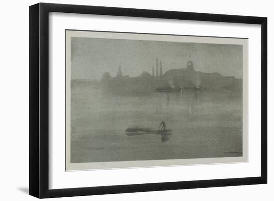 Nocturne, 1878, Published 1887-James Abbott McNeill Whistler-Framed Giclee Print