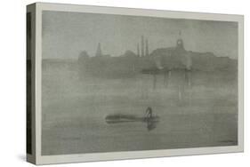 Nocturne, 1878, Published 1887-James Abbott McNeill Whistler-Stretched Canvas