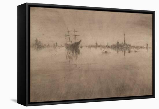 Nocturne, 1879-80-James Abbott McNeill Whistler-Framed Stretched Canvas