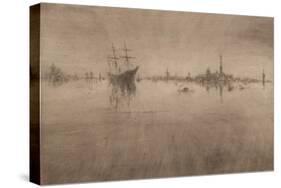 Nocturne, 1879-80-James Abbott McNeill Whistler-Stretched Canvas