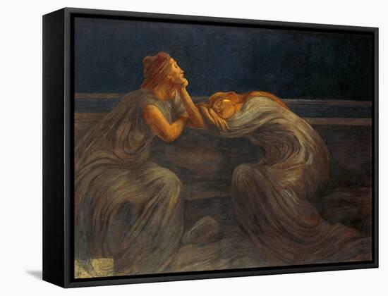 Nocturne, 1908-Gaetano Previati-Framed Stretched Canvas