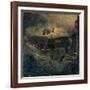 Nocturne Amongst the Tenements-Mario De Maria-Framed Giclee Print