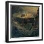 Nocturne Amongst the Tenements-Mario De Maria-Framed Giclee Print