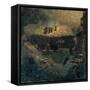 Nocturne Amongst the Tenements-Mario De Maria-Framed Stretched Canvas