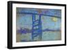 Nocturne: Battersea Bridge, 1872-1873-James Abbott McNeill Whistler-Framed Giclee Print