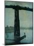 'Nocturne: Blue and Gold - Old Battersea Bridge', c1872-5-James Abbott McNeill Whistler-Mounted Giclee Print