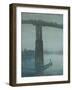 Nocturne: Blue and Gold - Old Battersea Bridge-James Abbott McNeill Whistler-Framed Premium Giclee Print