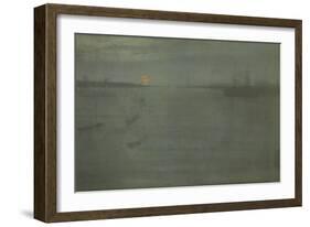 Nocturne: Blue and Gold, Southampton Water, 1872-James Abbott McNeill Whistler-Framed Giclee Print