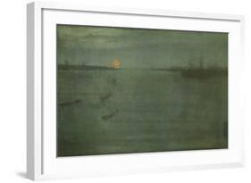 Nocturne: Blue and Gold--Southampton Water by James Mcneill Whistler-James Mcneill Whistler-Framed Giclee Print